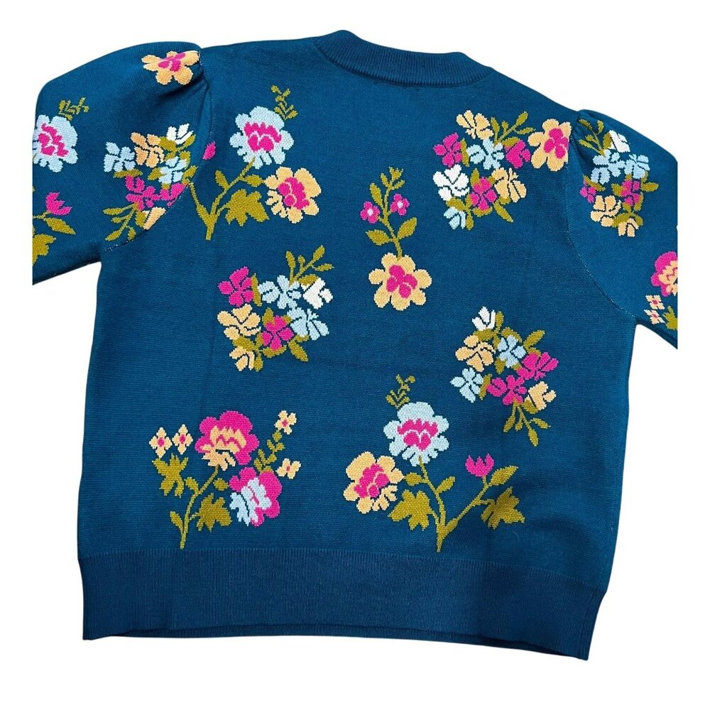 SOLD, not for sale THML Ladies short sleeve sweater, size large - Picture 3 of 9